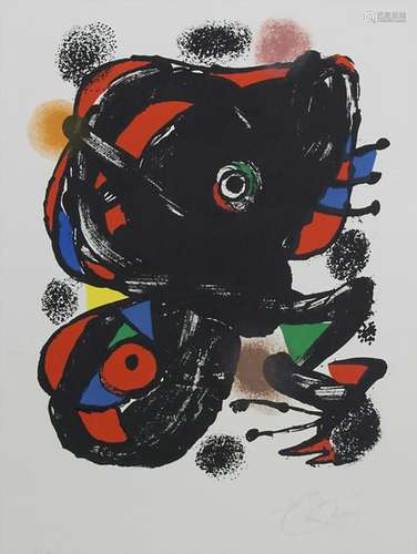 Joan Miro (1893-1983), 'XXieme siècle' Technik: