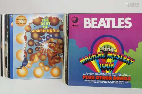 Sammlung Schallplatten 'The Beatles' / A collection of