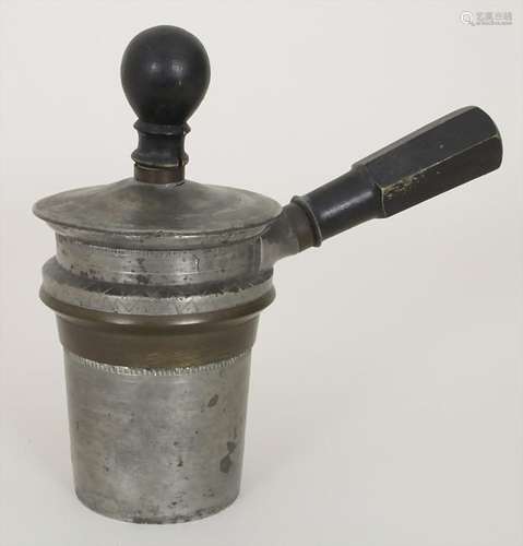 Zinn-Tiegel / A tin crucible, wohl 18. Jh. Material: