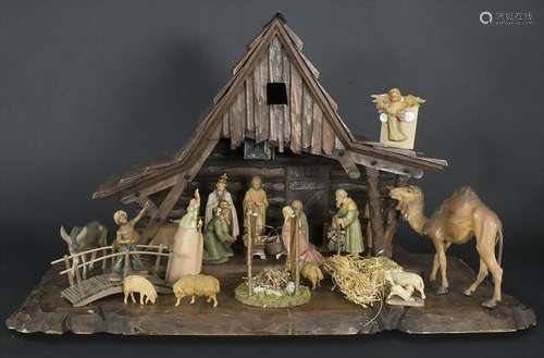 Weihnachtskrippe / Christmas crib, Alpenändisch, 20.