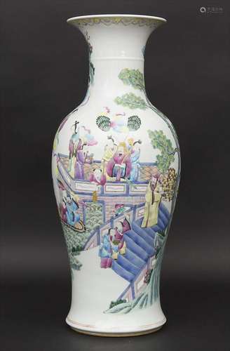 Vase, China, Qing Dynastie, wohl 19. Jh. Material: