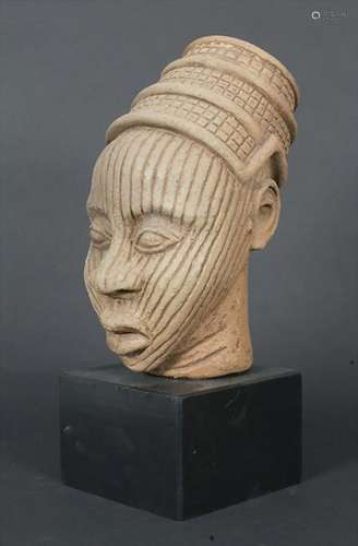 Terrakotta-Kopf / A terracotta head, Ife-Kultur,