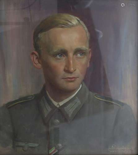 Emil Firnrohr (1881-1968), 'Junger Mann in Uniform des