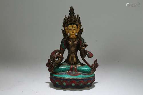 An Estate Tibetan Religious Buddha Statue