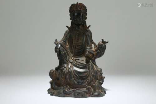 An Estate Chinese Religious Fortune Buddha Statue