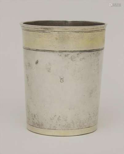 Becher / A silver beaker, Balthasar von Salis,