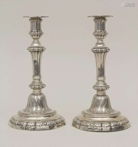 Paar Louis XVI Kerzenleuchter / A pair of Louis-seize