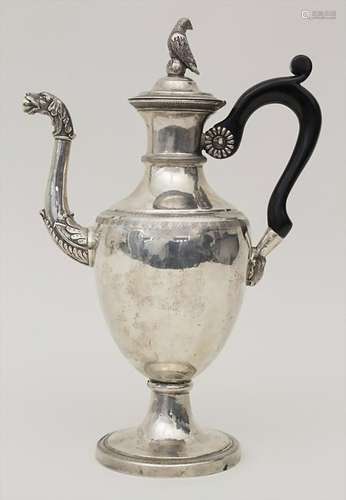 Empire Schenkkrug / An Empire silver jug,