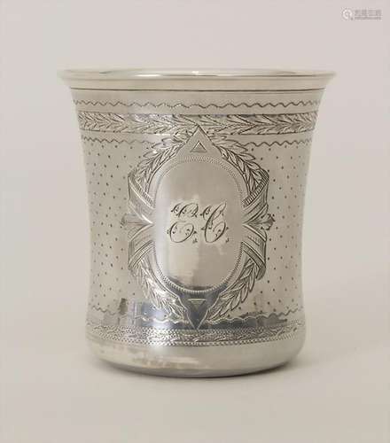 Becher / A silver beaker, Emile Puiforcat, Paris, um