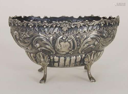 Zuckerschale / A silver sugar bowl, Frankreich, um 1880