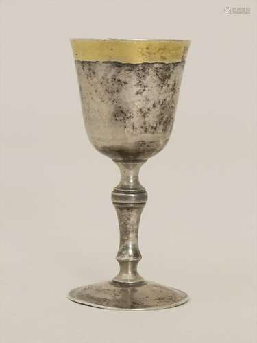 Kleiner Barock Kelch / A small Baroque silver chalice,