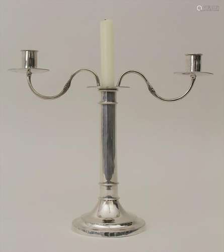 Eleganter Empire Leuchter / A silver flambeaux, Marcial