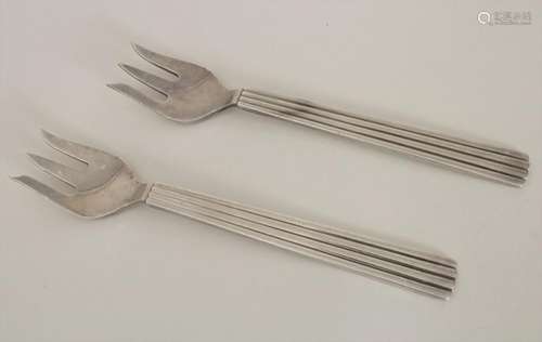 2 Kuchengabeln 'Bernadotte' / 2 cake forks