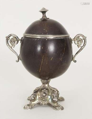 Gewürzdose / A silver spice can, deutsch, um 1830