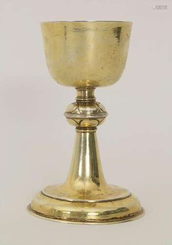 Barock Messkelch / A Baroque silver chalice, um 1680