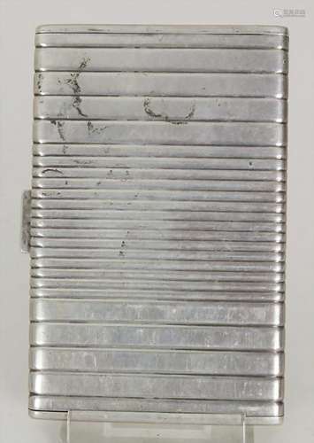 Zigarettenetui / A silver cigarette case, Österreich,