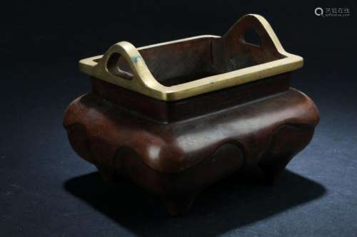 An Estate Chinese Censer Display