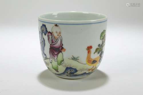 Chenghua Porcelain Chicken Cup