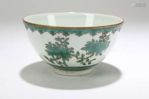 A Chinese Detailed Circular Porcelain Bowl