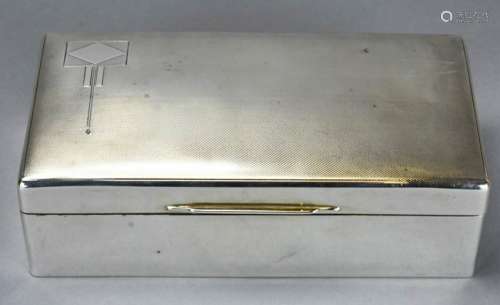 Walker & Hall Art Deco English Sterling Box