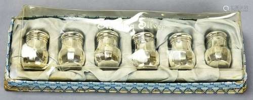 3 Pairs of Sterling Silver Salt & Pepper Shakers