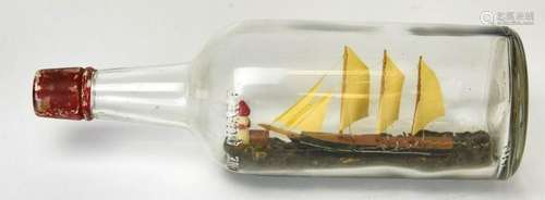 Antique Ship in a Bottle