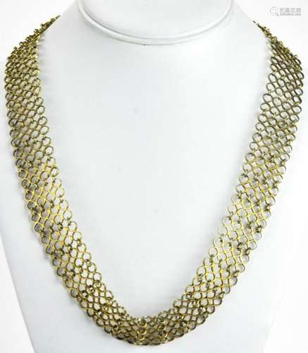 Victorian Style Wide Bookchain Necklace Chain