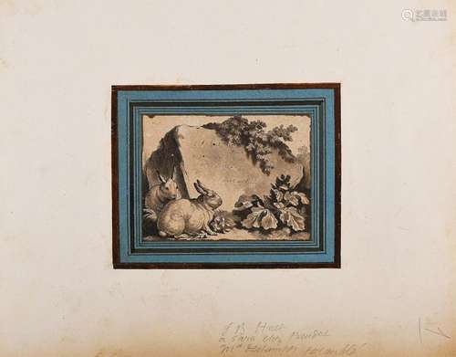 HUET (J.B.). COLLECTION OF 24 ENGRAVINGS preserved…