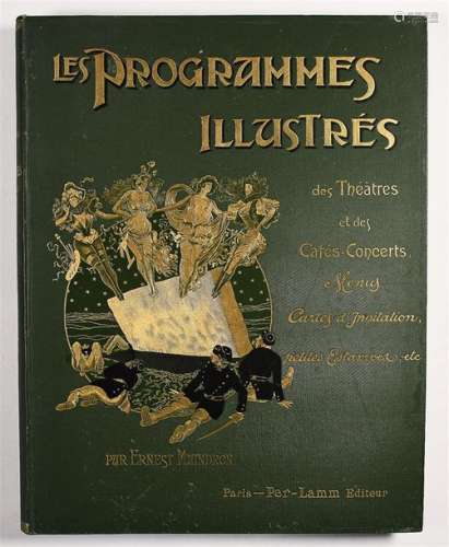 MAINDRON (Ernest). ILLUSTRATED PROGRAMS of theatre…