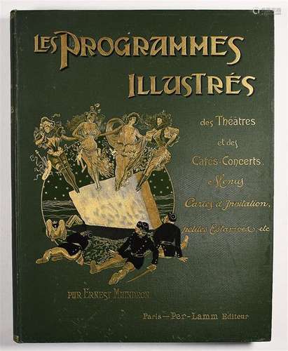 MAINDRON (Ernest). ILLUSTRATED PROGRAMS of theatre…