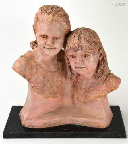 Steffi Friedman Original Sculpture of Sisters