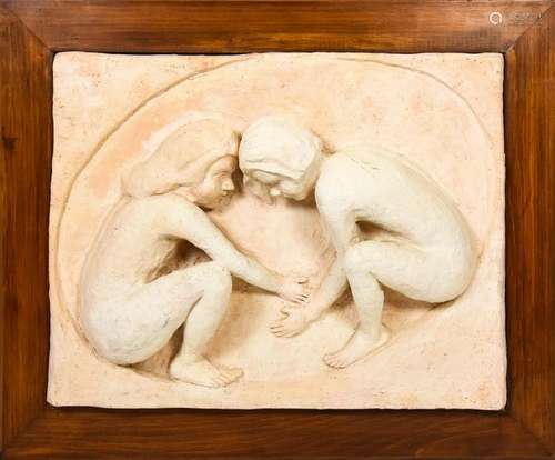 Steffi Friedman Original Sculpture of Sisters