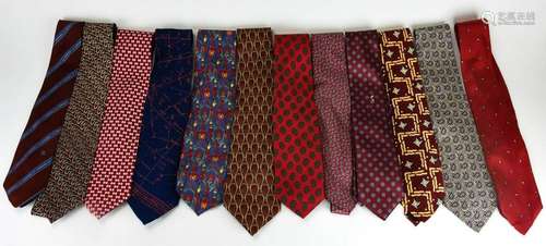 Large Lot of Designer Silk Men's Ties