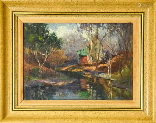 Hisk Impressionist Style Landscape Oil Painting