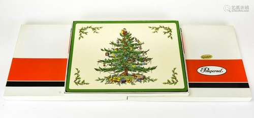 12 Pimpernel Place Mats Spode Christmas Tree