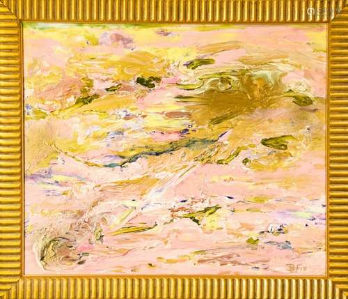 Impressionist High Impasto Framed Oil Painting