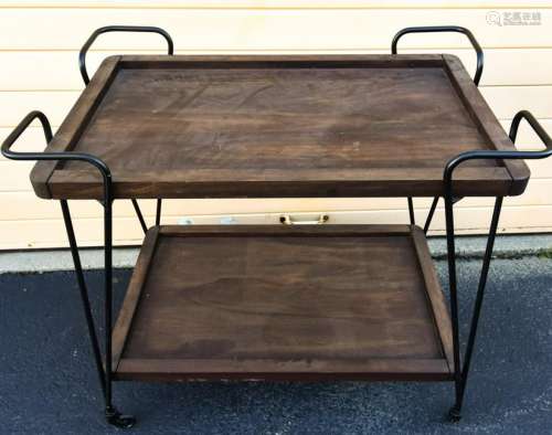 Contemporary Two Tier Bar or Tea Cart