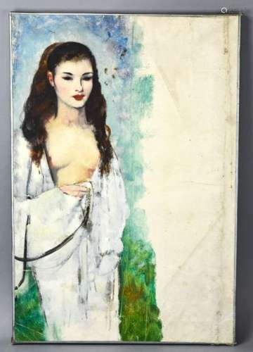 Attributed Leon Kroll Female Nude Study Painting