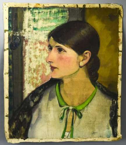 Leon Kroll Oil Painting Portrait of a Woman