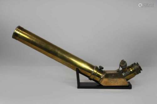 Fernrohr - W Ottway & Co Power 7 Telescope For High Angle Gun, Messing, England 1935, Nr 476,
