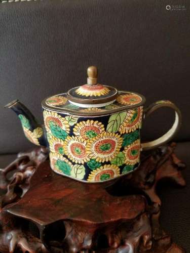 A Cloisonne Little Pot