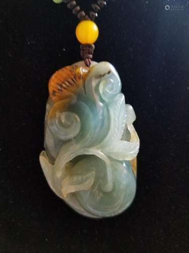 A  Flower Jade  Pendant