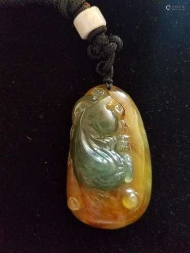 A Blue Jade Pendant