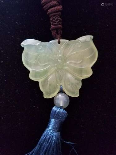 A Blue Jade Pendant