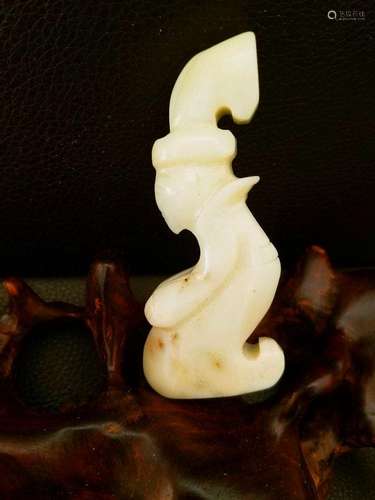 A Hetian Jade Buddha