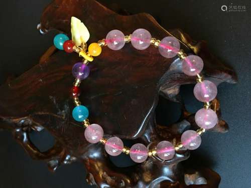 All natural Multi treasure bead bracelet