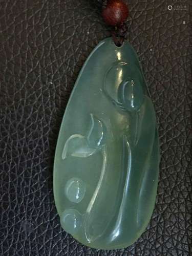 All natural Emerald Pendant