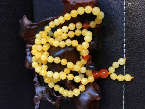 All natural Quartzose jade bead Necklace