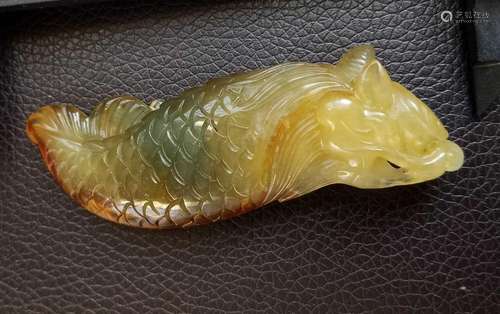 All natural coloredÂ jade Pendant