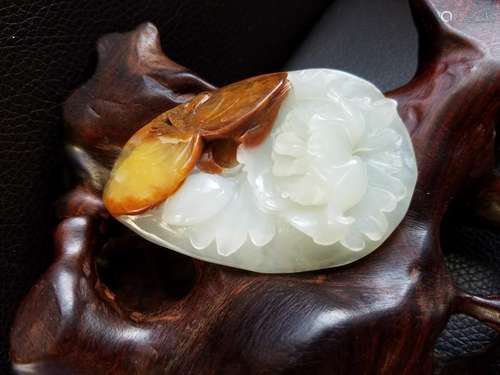 All natural coloredÂ jade Pendant